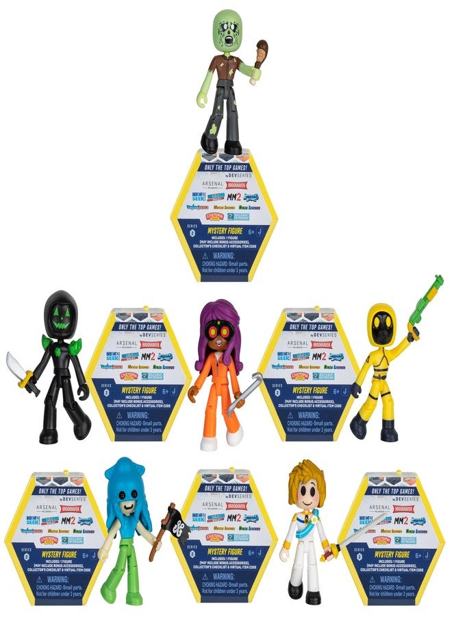 DevSeries Mystery Figures - 2.75-inch Action Figures with Mix and Match, Unique Accessory, and Exclusive Virtual Item Code - Image 1